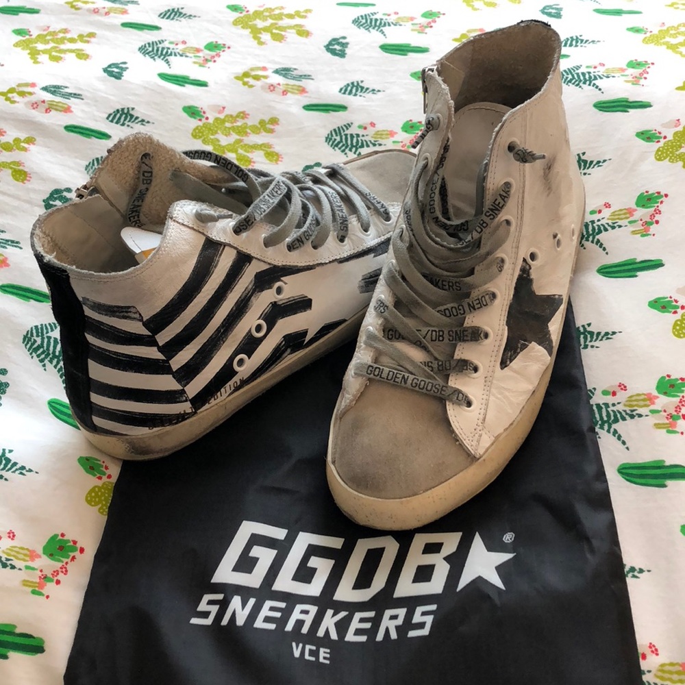 Golden Goose White Flag Francy Sneakers